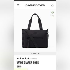 Dagne Dover diaper bag